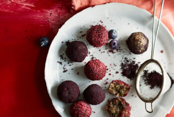 Recept: bonbons met blauwe bessen