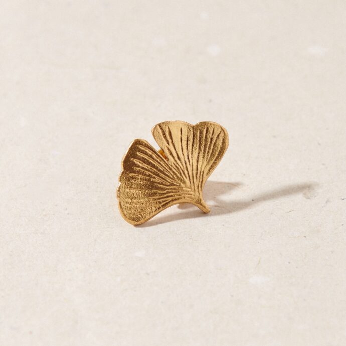 Broche Ginkgo Leaf