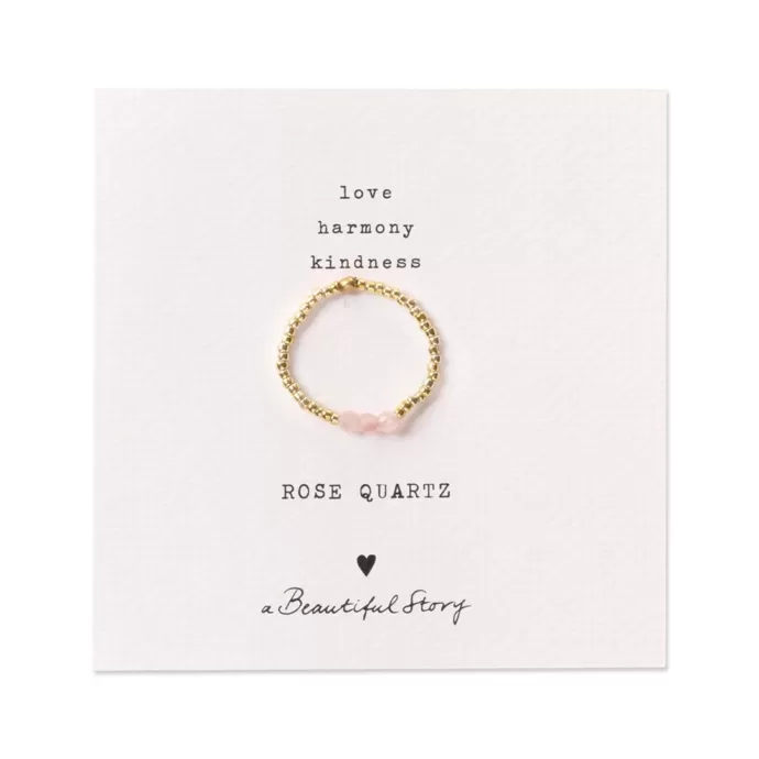 Rozenkwarts ring Clarity